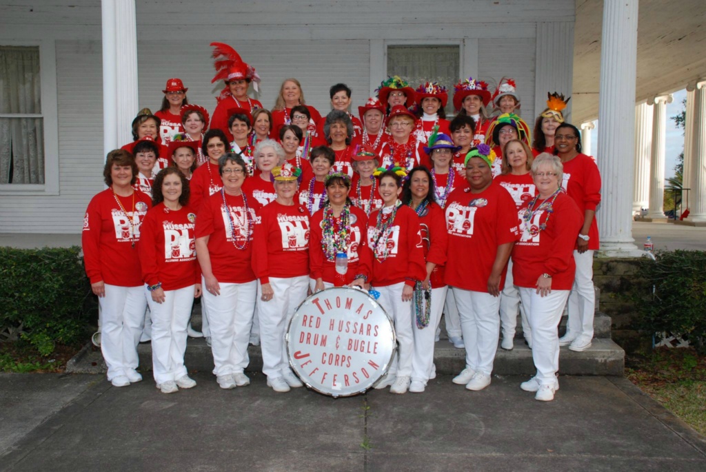 Red Hussars before the Mardi Gras Parade 2014